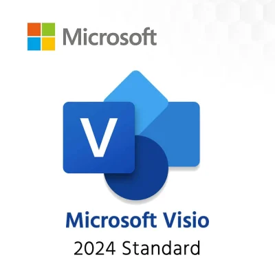 Microsoft Visio Standard 2024 diagramming software box art