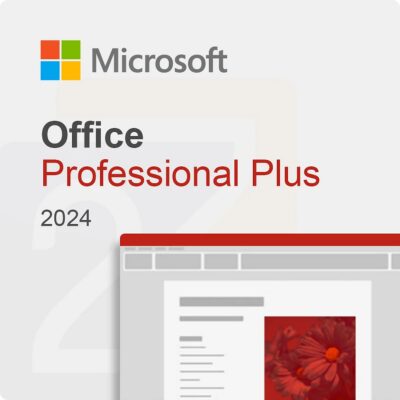 Microsoft Office Professional Plus 2024 software suite interface