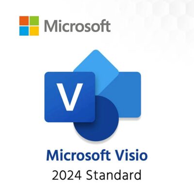 Microsoft Visio Standard 2024 diagramming software box art