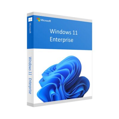Windows 11 Enterprise desktop interface on modern laptop