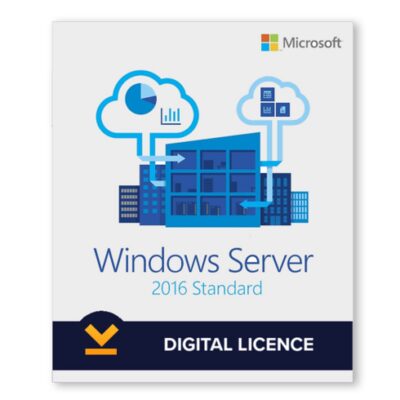 Windows Server 2016 Standard product software box