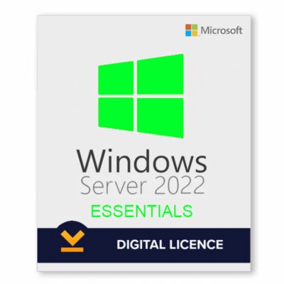 Windows Server 2022 Essentials product box