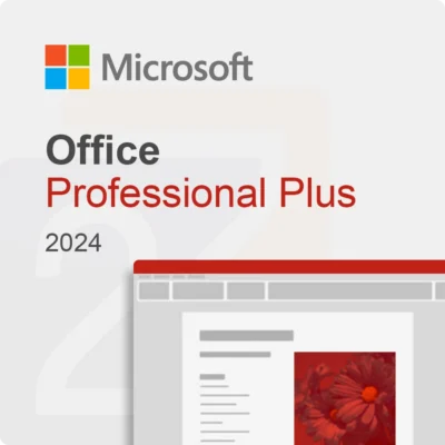 Benutzeroberfläche der Software-Suite Microsoft Office Professional Plus 2024